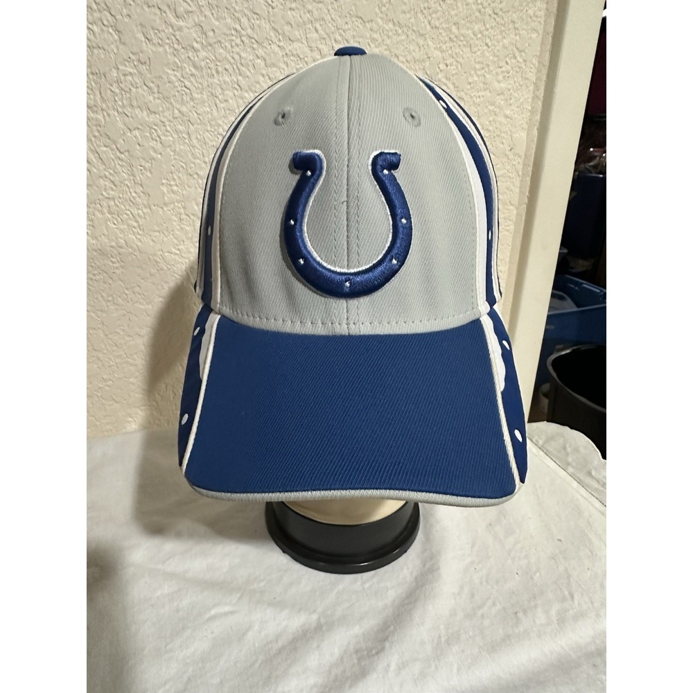 Indianapolis Colts‎ Hat Reebok NFL Player Equipment one size Fitted Cap OSFA H31